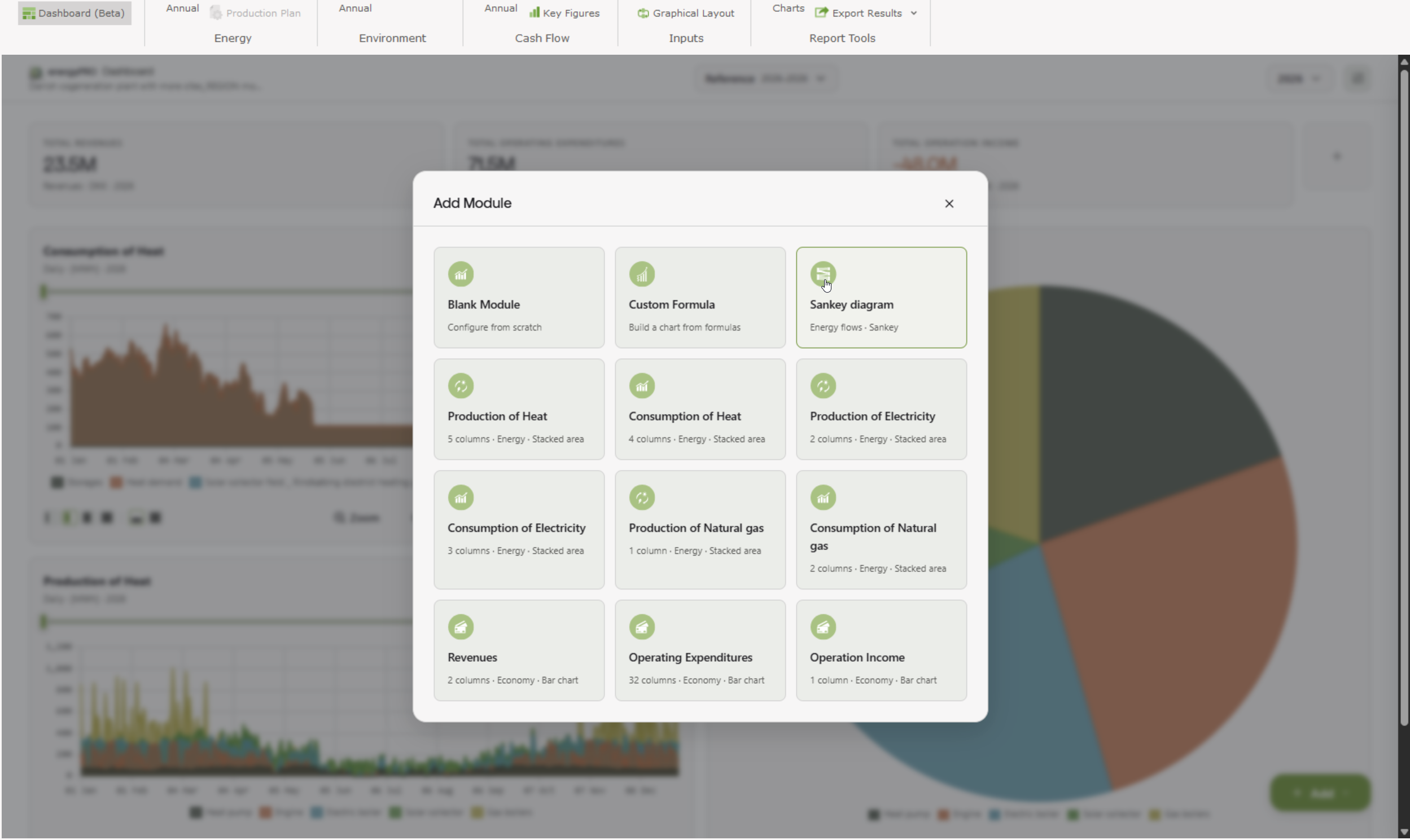 Dashboard add module