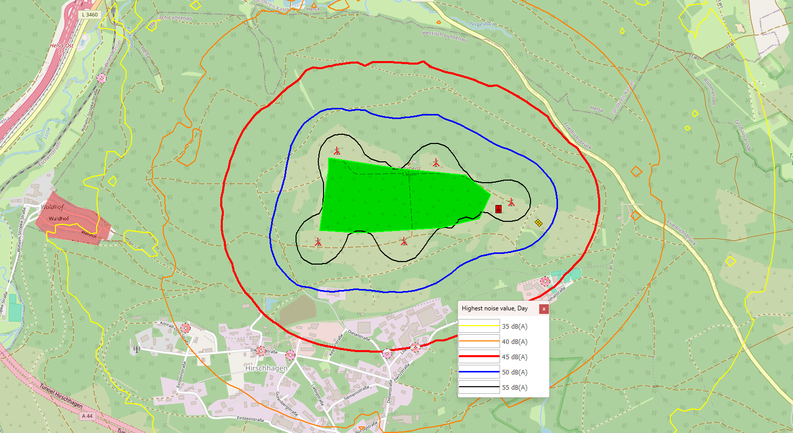 PV + Wind turbine noise